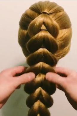 甜美编发发型教程图解,手残党短发超简单编发教程