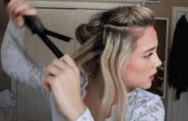 两个长头发怎么变成两个短发,长发变短发林志玲