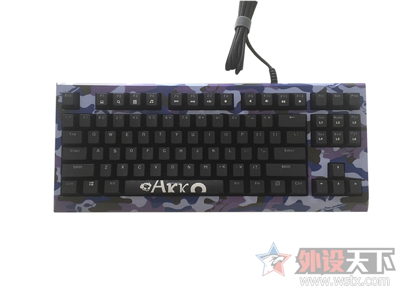 akko96键机械键盘评测,akko机械键盘青绿色