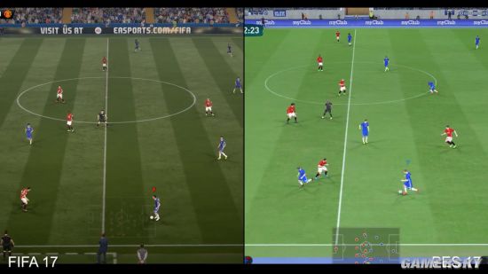 实况足球201718和19哪个好玩,fifa17跟人对战