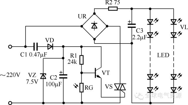 各种灯具线路接线图,单个灯具接线示意图