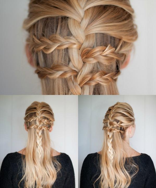 各种发型两辫子扎法简单又好看,一款俏皮可爱的辫子发型编发教程