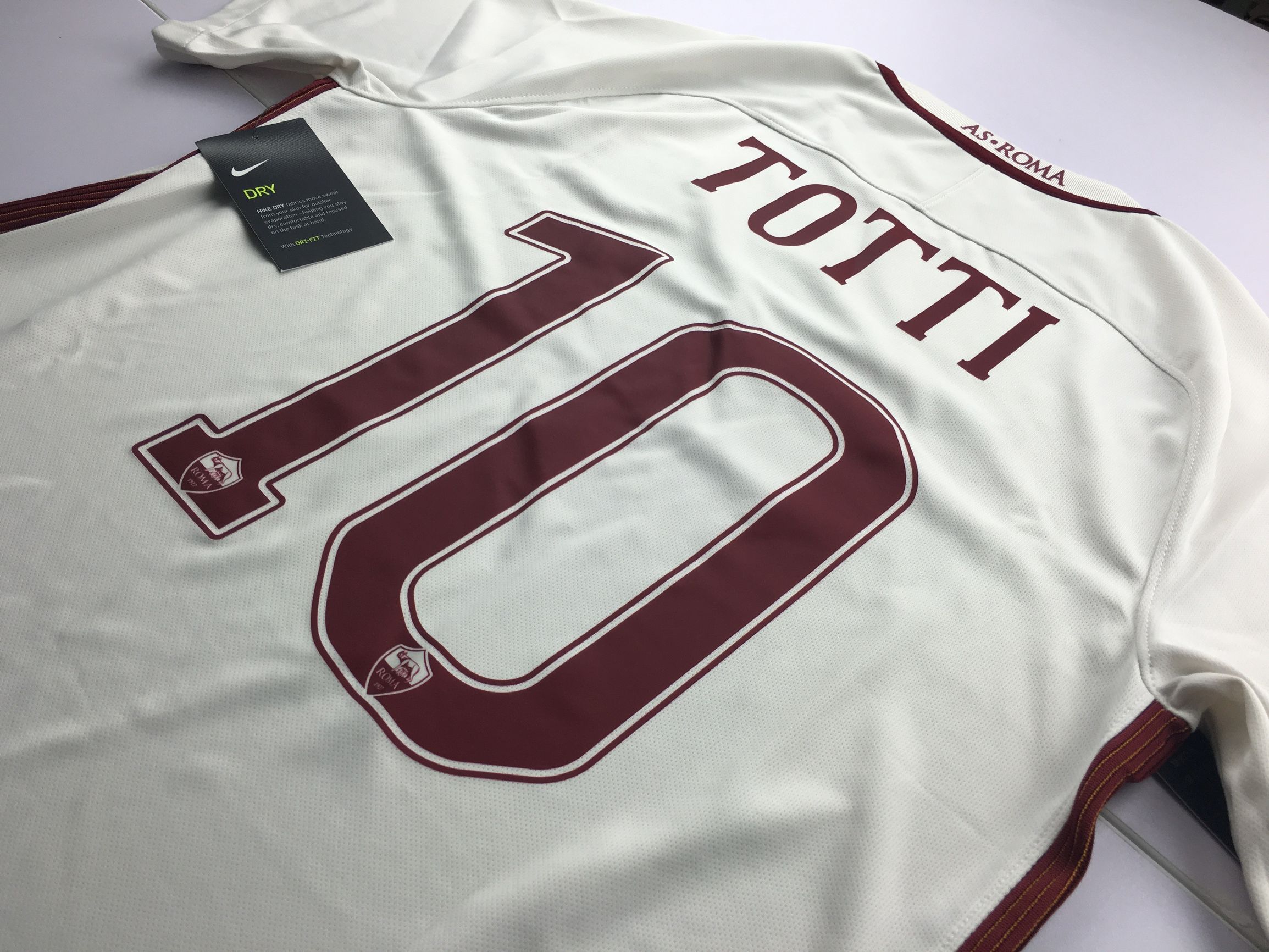 罗马队服托蒂,罗马球衣米兰