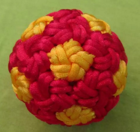 中国绳结球编法,中国结编法diy教程