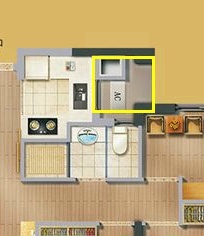 阳光城檀悦83平效果图,阳光城檀悦复式设计方案