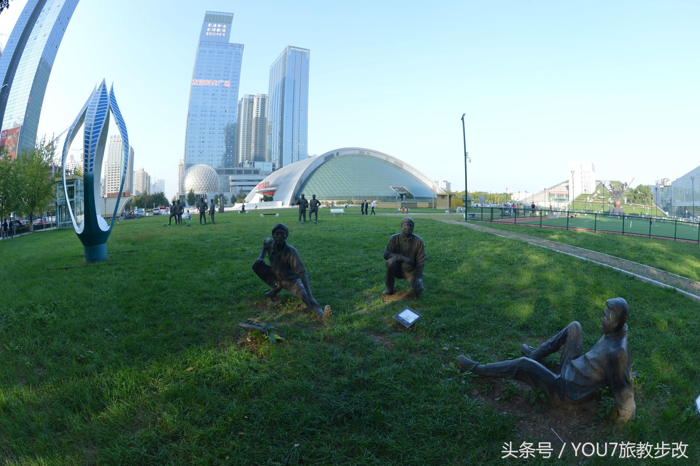 沈阳儿童水下摄影,航拍沈阳鲁迅儿童公园