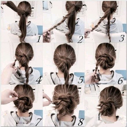 气质仙女编发不妨学一下,适合学生党的仙女编发中短发简单