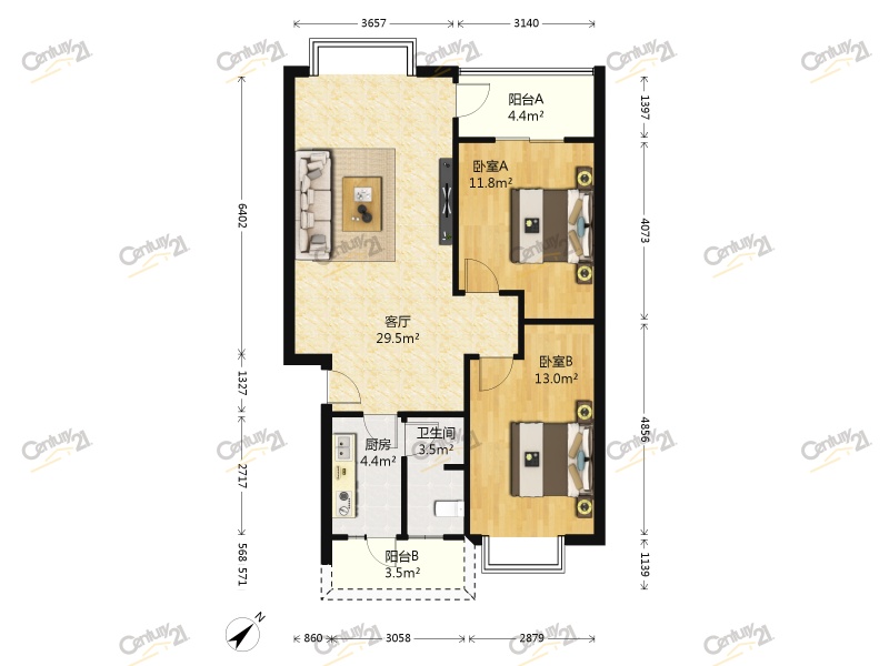盐城大丰买二手房首付20万左右,新都嘉美华凯新房价