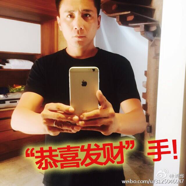 刘烨一家四口颜值照片,刘烨丑不丑