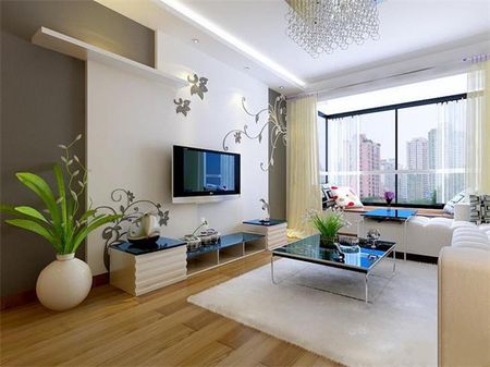 惊艳的客厅背景墙,小户型客厅装修图电视背景墙