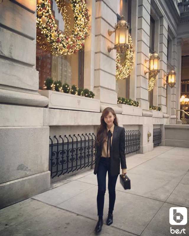 jessica郑秀妍爱马仕,jessica郑秀妍背的什么包