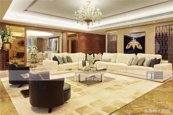 汤臣一品豪宅装修效果图,汤臣一品顶级客厅装修设计