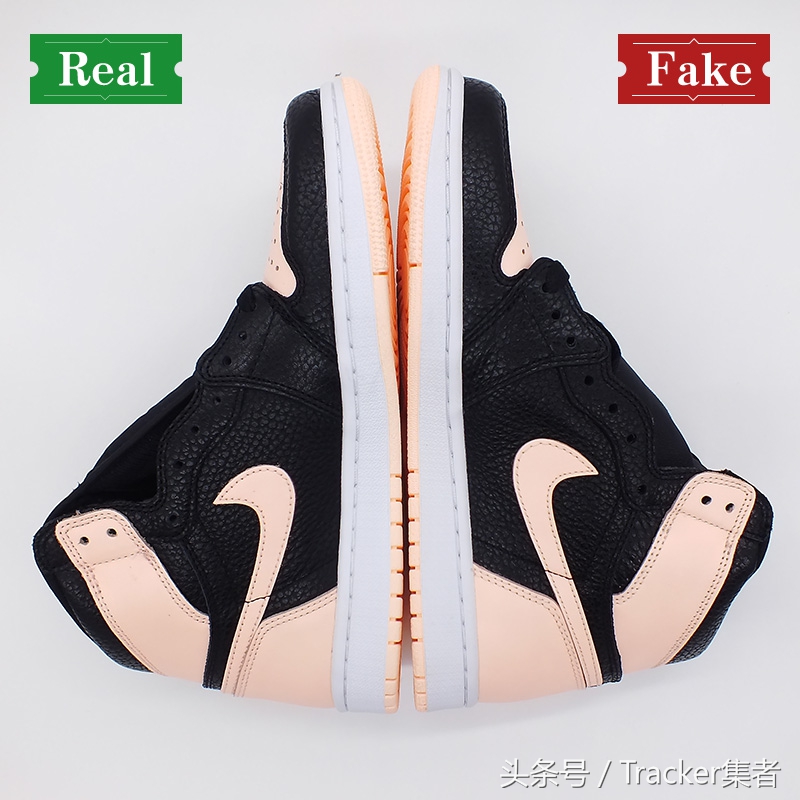 aj1黑粉脚趾真假对比,aj1黑粉脚趾low发售