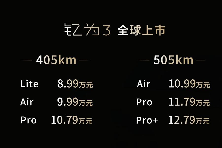 欧拉好猫的直接竞品！江淮钇为3购车手册：首推入门版车型