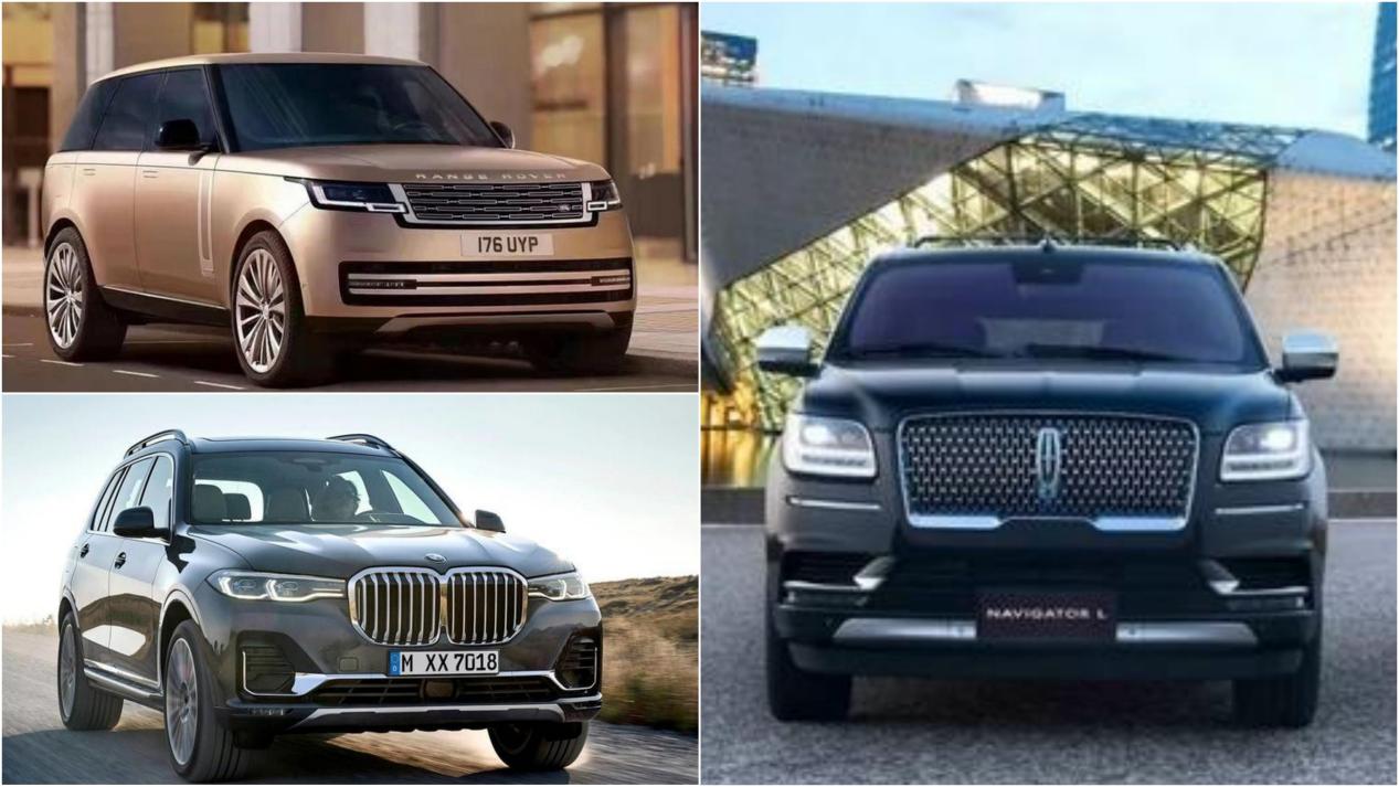 百万以上豪华林肯suv,林肯领航员2023款和宝马x7