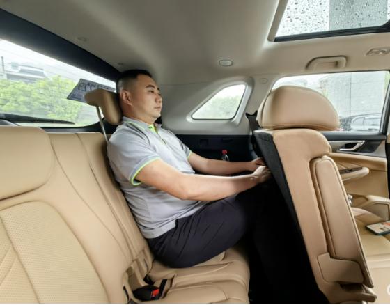 新能源车蓝电e5静态测评,蓝电e5七座试驾