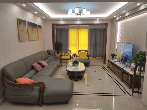 亲戚参观装修中的房子,参观亲戚家装