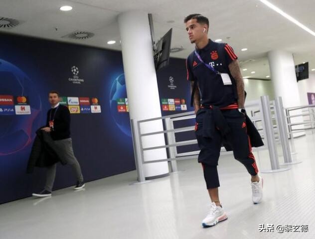 欧冠首秀进球,库蒂尼奥在拜仁捧杯