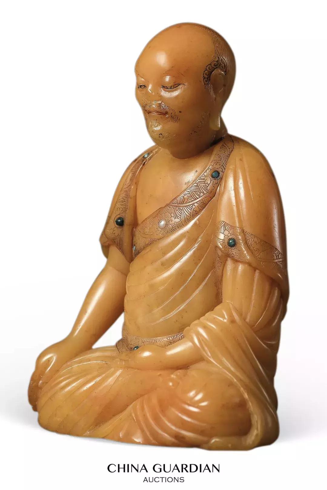 中国嘉德拍卖寿山石雕罗汉纪录,寿山石雕件收藏鉴赏