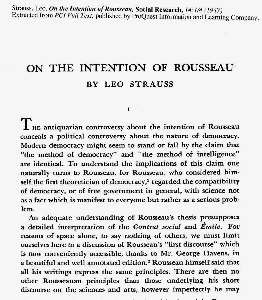 刘小枫《设计共和》再版丨重温从卢梭到施特劳斯的脉络