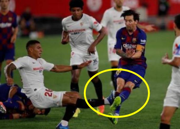 梅西发火暴铲拉莫斯,梅西发火原视频