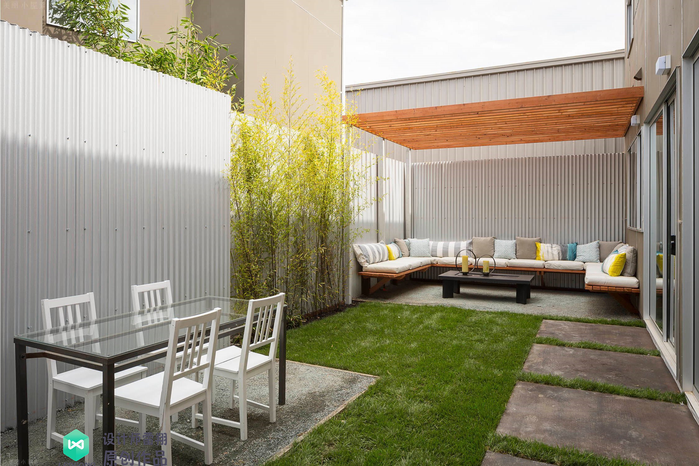 庭院石板如何铺,1.2米庭院路石板铺设效果图