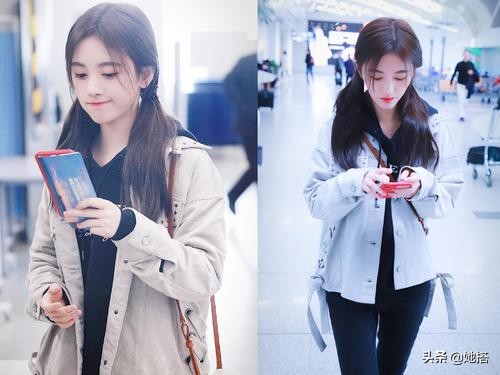 鞠婧祎的视频仙气小片段保存,鞠婧祎一袭蓝色古装仙气十足