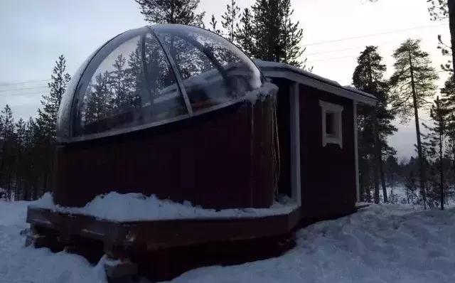 芬兰玻璃屋极光横屏,芬兰极光玻璃屋造价