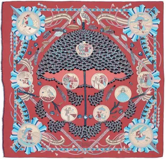 爱马仕丝巾童话故事,爱马仕丝巾十大经典图案