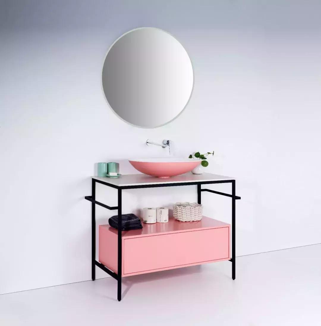 欧路莎小户型浴室柜,欧路莎浴室柜安装效果