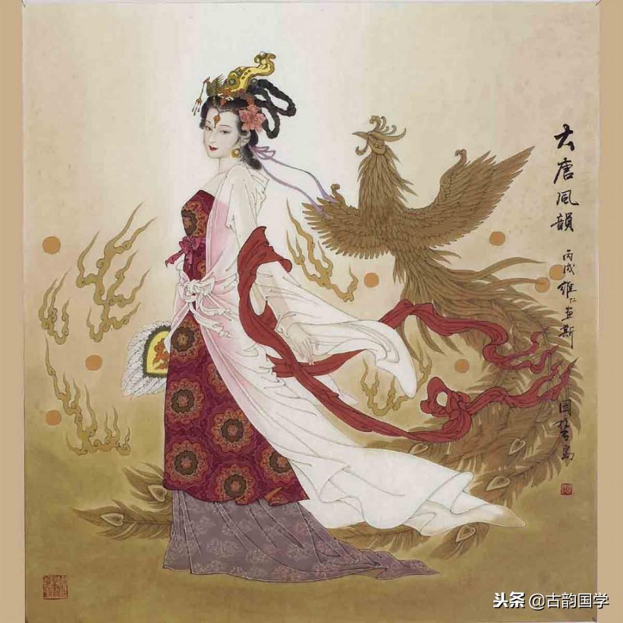 中国古典百美诗画（上）：一位佳丽一首古诗，可谓赏心悦目，收藏