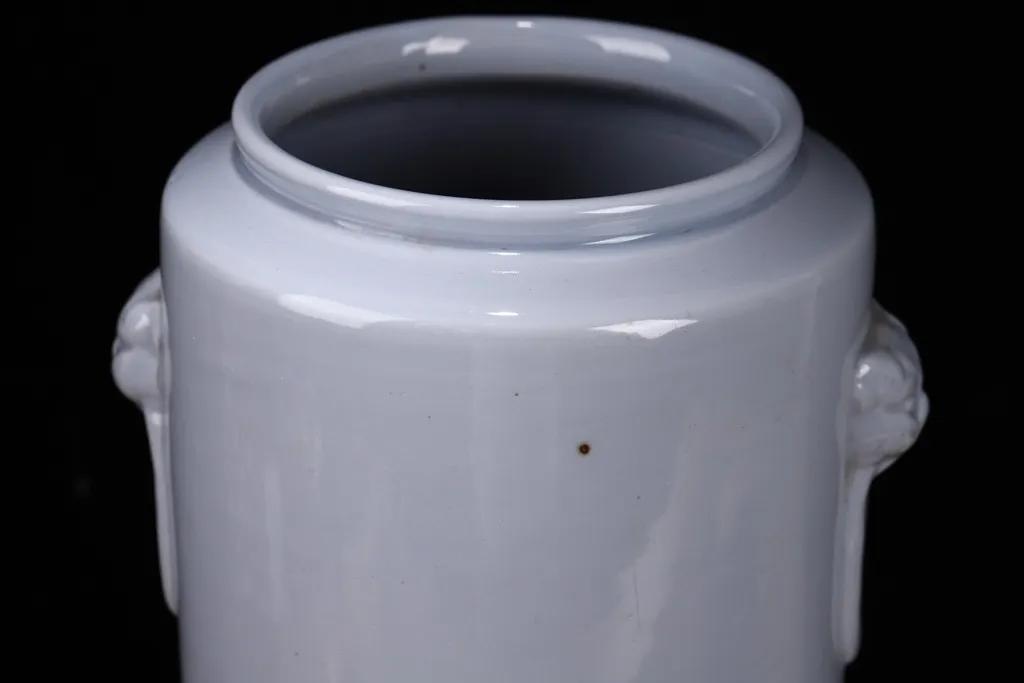 象腿瓶和筒瓶区别,象腿瓶单色釉