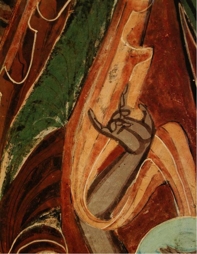 敦煌428窟介绍,敦煌329窟壁画飞天图