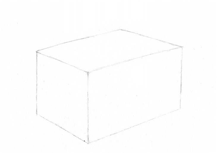 素描初学者绘画步骤图几何体,素描画几何体简单初学者