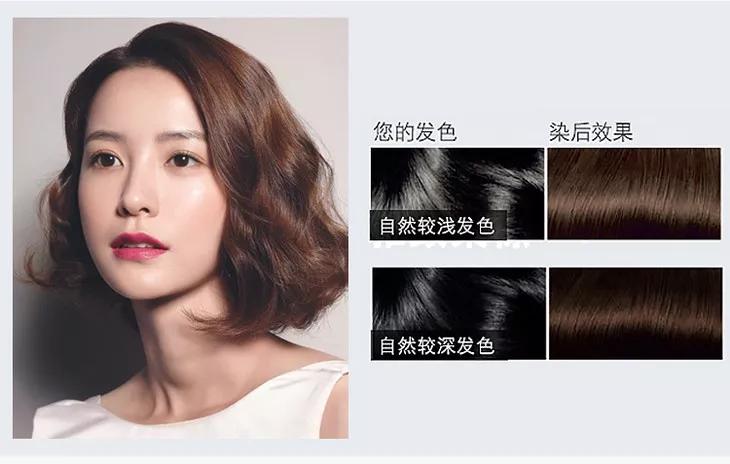 染发显白洋气发色在家可染,染发巨显白发色在家可染