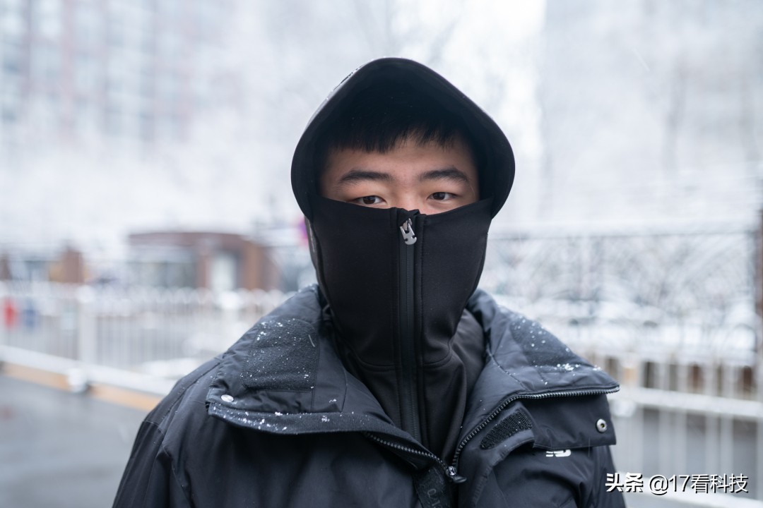 干掉头罩，专为头部保暖，让骑车比开车都热，暴风雪逆寒骑行还…