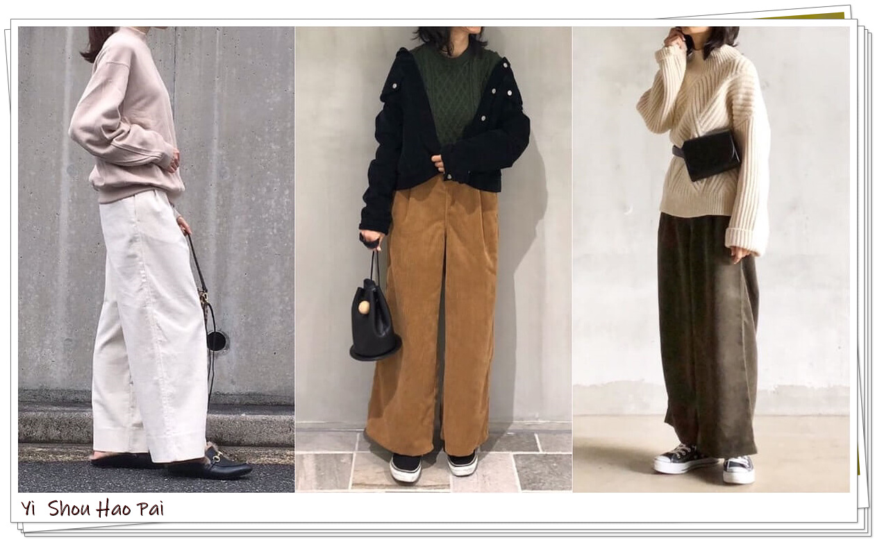 日本灯芯绒裤子,还在穿过时的牛仔裤