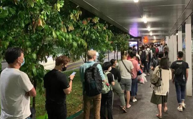 一大波视频+动图，带你感受地铁大瘫痪后的新加坡人人从从从众