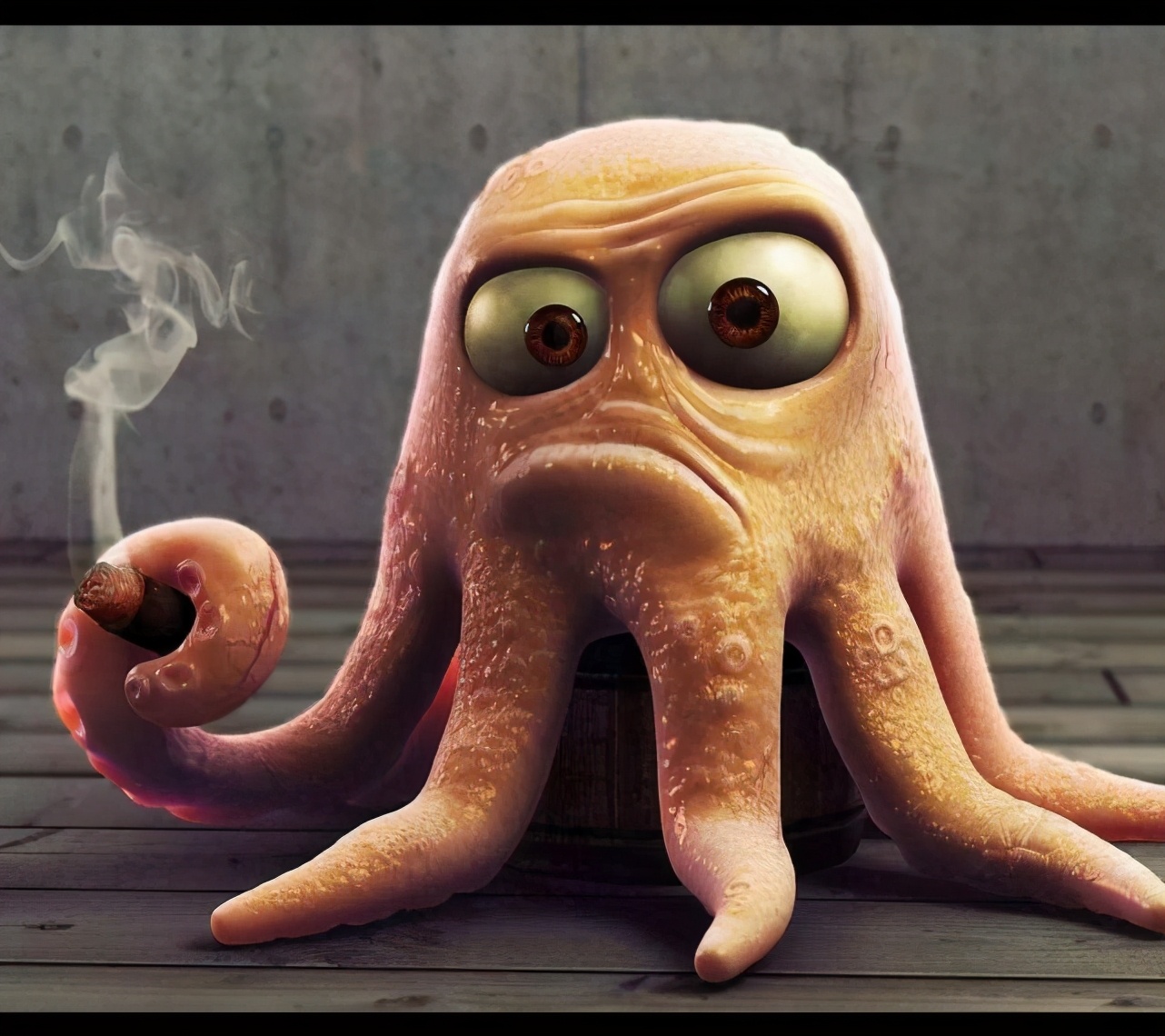 章鱼海底走路视频,章鱼是怎么长成巨型章鱼的全过程