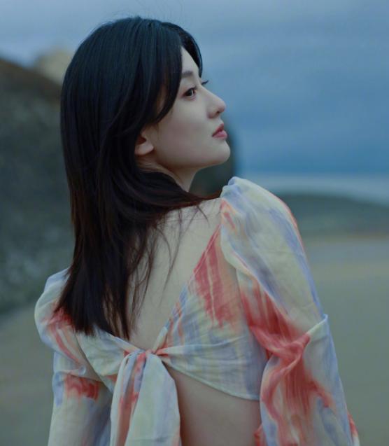 乔欣海边的唯美图片,乔欣海边花絮