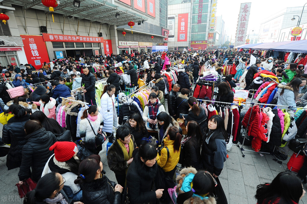 中国服装第一街,号称中国服装批发第一街