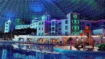 亚洲最大的穹顶式温泉，庐江国轩温泉宫