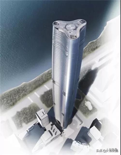 武汉绿地中心大厦最初效果图,武汉绿地中心高楼实拍风景