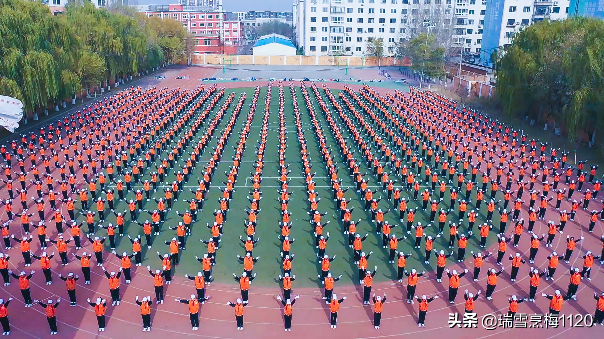 小学阳光大课间展演,新城子街第一小学演出