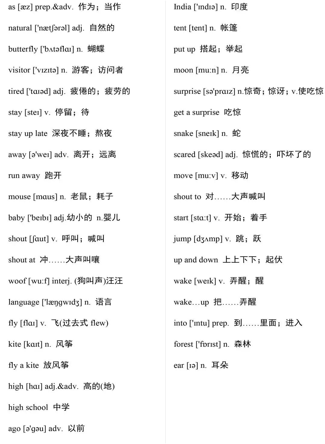 最常用5000分类英语单词带音标,英语六级6000词汇表带音标电子书