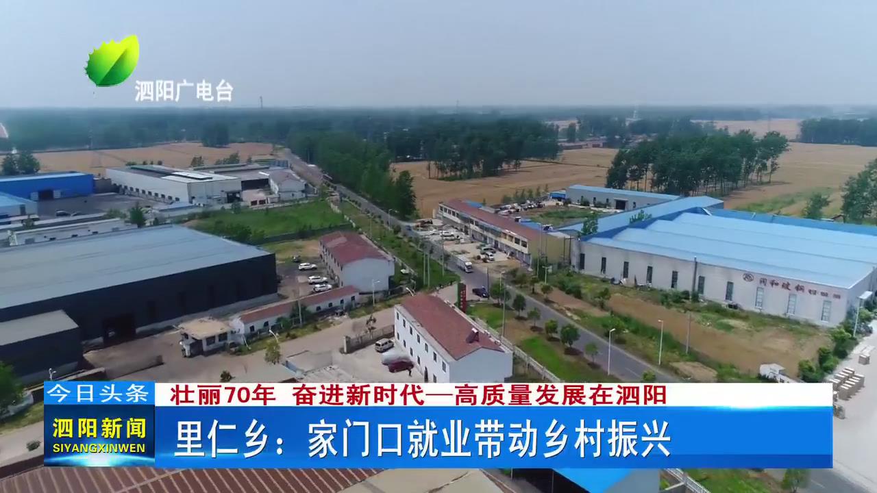 泗阳爱园镇乡村振兴,泗阳里仁大发展