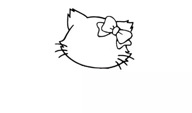 萌萌哒小猫咪简笔画,超萌小猫咪简笔画