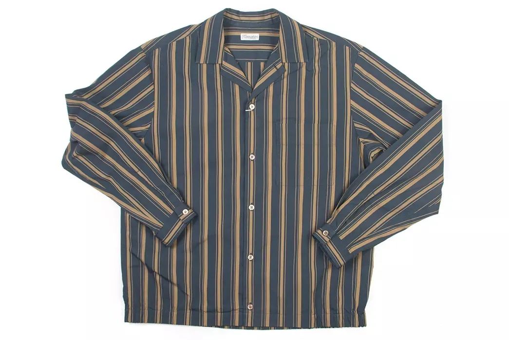 日系复古长袖衬衫,复古绣花领长袖