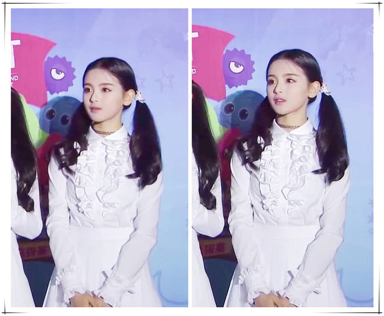 杨超越早期吊带,中国啦啦队杨超越