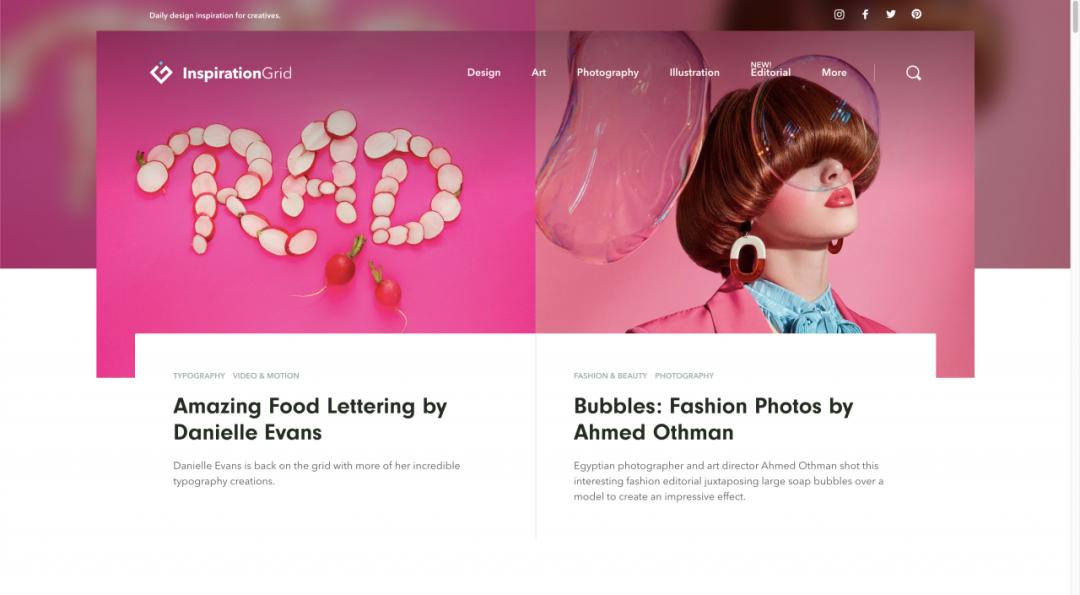 100个灵感创意网站,17个国外脑洞大开的创意设计